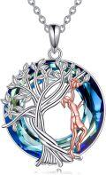 wholesale 925 Sterling Silver Tree of Life Necklace with Hypoallergenic Pendant for Women - Meaningful Gift for Loved Ones-0-0