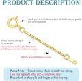 wholesale 14K Gold (Au585) Hypoallergenic Nickel-Free Polished Jewelry Extender Chain 0.5-3inch Lobster Clasp-0-1