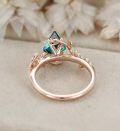 wholesale 10K Gold Genuine Turquoise Ring for Women-0-3