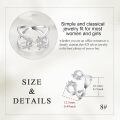 wholesale 925 Sterling Silver Cross Open Ring With Diamonds For Men And Women Elegant Design Jewelry Gift-0-5