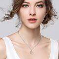 wholesale 925 Silver Tennis Player Heart Pendant Necklace She Believed She Could So She Did-0-4