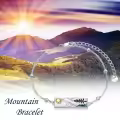 TOUPOP Sterling Silver Abalone Shell Mountain Bracelet Nature Jewelry Gift-0-4
