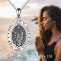wholesale 925 Sterling Silver Sacred Heart of Jesus Pendant Necklace Religious Jewelry for Women and Men-0-4