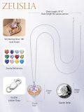 wholesale 925 Sterling Silver Rose Gold Plated Swan Birthstone Necklace for Women-0-4