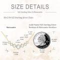 wholesale 14k White Gold Lab Diamond Necklace With Seven Brilliant Stones-0-5