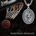 wholesale 925 Sterling Silver Sports Athlete Pendant Necklace - Protect This Athlete Charm Chain s for Men & Women-0-2