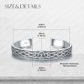 wholesale 925 Sterling Silver Celtic Knot Tree of Life Bracelet for Men-0-3