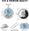wholesale Sterling Silver Catholic Patron Saint Medal Necklace Pendant Amulet-0-10