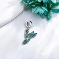 wholesale 925 Sterling Silver Hummingbird Charm for Bracelet Mother's Day Jewelry for Women-0-2