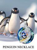 TOUPOP 925 Sterling Silver Penguins Pendant Necklace Women Gift-0-3
