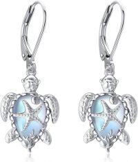 wholesale S925 Sterling Silver Turtle Dangle Earrings Cute Animal s for Women-Dangle