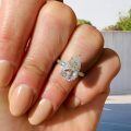 wholesale Wedding Ring 10K Gold with Diamond Accents Elegant Design-0-6