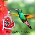 wholesale TOUPOP Dove Necklace Christmas Gifts For Women 925 Sterling Silver Heart Peace Dove Pendant Jewelry Holy Spirit Jewelry For Women Female Stocking Stuffers -0-3