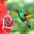 TOUPOP 925 Sterling Silver Heart Peace Dove Pendant Holy Spirit Jewelry-0-3
