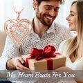 wholesale 925 Sterling Silver Rose Gold 1 CTTW Moissanite Floating Necklace with Twinkle Setting, Double Heart Pendant, Adjustable Chain, Hypoallergenic, Gift Box Included-0-4