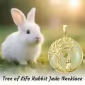 TOUPOP 14K Gold Plated Sterling Silver Tree Of Life Animal Pendant Jewelry-0-1