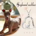 TOUPOP Sterling Silver & Stone Dachshund Corgi Dog Lover Necklace Gift-0-4
