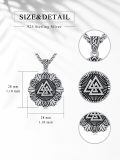 wholesale 925 Sterling Silver Tree Of Life Black Onyx Celtic Knot Pendant Necklace For Women-0-2