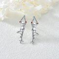 wholesale 925 Sterling Silver Dinosaur Stud Earrings for Girls and Women - Adorable Animal  Set-0-2