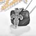 wholesale 925 Sterling Silver Jesus Christ INRI Cross Crucifix Pendant Necklace for Men & Women-0-1
