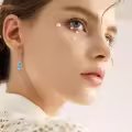 wholesale 925 Sterling Silver Violin Shape Abalone Shell Inlay Leverback Dangle Drop Earrings Wholesale for Women-0-4