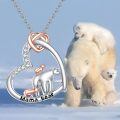 wholesale 925 Sterling Silver Mama Bear Pendant With Rose Gold And Diamonds-0-5