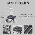 wholesale  Egyptian Eye Of Horus Triangle Pendant Necklaces For Men/Women-0-2