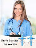 wholesale TOUPOP Christmas Gifts For Nurses Sterling Silver Nurse Earrings Stethoscope Cross Earrings For Women Nurse Jewelry Christmas Gifts For Women Daughter Doctor Medical Assistant -0-2