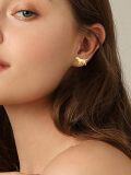 wholesale 925 Sterling Silver Gold Plated Labrador Retriever Dog Stud Earrings for Women - Pet Lover Gift Ideas-0-4