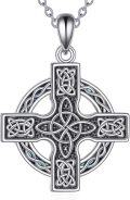 wholesale 925 Sterling Silver Celtic Knot Star of David Heart Cross Pendant Necklace-0-0