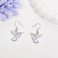 wholesale 925 Sterling Silver Hummingbird Necklace Wholesale Turquoise Inlay-0-54
