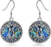 wholesale  925 Sterling Silver Crystal Sister Earrings Jewelry, Birthday Jewelry Gift for Sisters-Multi- Sister Earrings