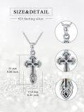 wholesale 925 Sterling Silver Cross Pendant Necklace - Religious s for Her-0-1