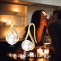 wholesale 14K Gold Pearl Teardrop Dangle Earrings for Women Anniversary Gift-0-2