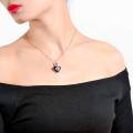 wholesale 925 Sterling Silver Blue Austrian Crystal Heart Cremation Jewelry with Funnel and Pin Set-0-3