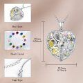 wholesale TOUPOP Birthstone Necklace Tree Of Life Necklace Pendant -0-3