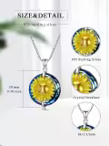 TOUPOP 14k Gold Necklace For Women Softball Lovers Sport Gifts-0-3