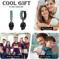 wholesale 925 Sterling Silver Turquoise Black Skull Huggie Hoop Dangle Earrings-0-5