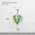 wholesale Sterling Silver Austrian Crystal Caduceus Angel Wing Heart Nurse Necklace-0-57