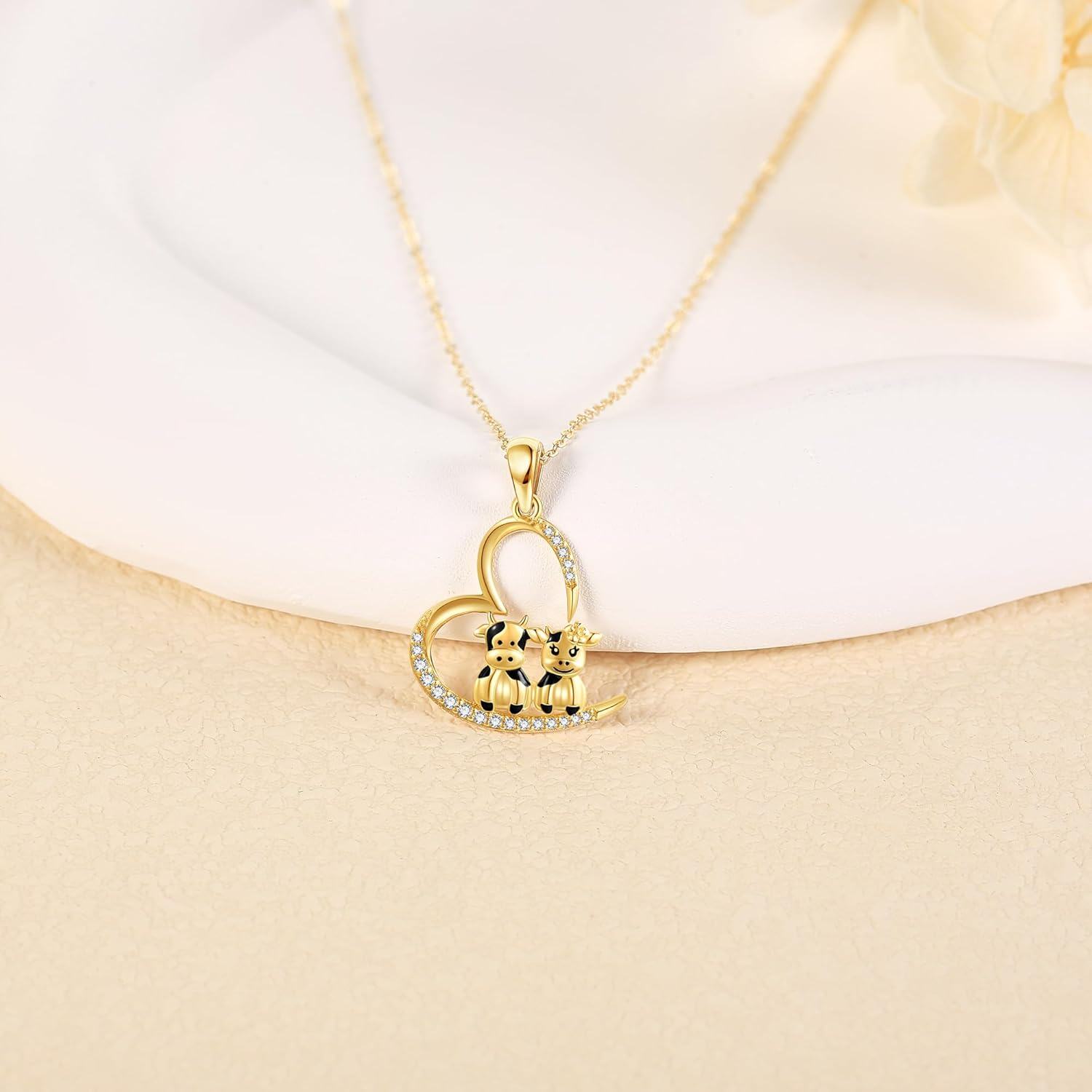 wholesale 14K Gold Lion Tree of Life Pendant Necklace 14K Gold Minimalist Fine s for Her Valentines Day Mother's Day Anniversary Birthday Present Ideas-0-3