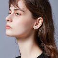 wholesale 925 Sterling Silver Butterfly Multicolor Stone Stud Earrings for Women and Men  Ideas-0-3