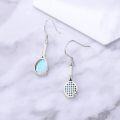 wholesale 925 Sterling Silver Sports Racket & Ball Dangle Drop Earrings for Women - Golf Tennis Baseball Football -0-3