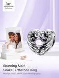 wholesale 925 Sterling Silver Stone Angel Wing Charm Bracelet Jewelry Gift for Women-0-5