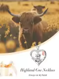 TOUPOP Sterling Silver Stone Animal Pendant Necklace for Women-0-2