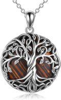 wholesale  Sterling Silver Tree of Life Necklace with Dainty Pendant Irish Jewelry Gift for Women -0-6