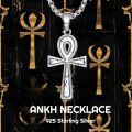 wholesale 925 Sterling Silver Ankh Pendant - Egyptian Coptic Cross Necklace for Men & Women Gifts-0-4