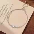 TOUPOP Sterling Silver Birthstone Bracelet Infinity Love Jewelry for Women-0-3