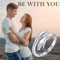 wholesale Sterling Silver Adjustable Give Me a Hug Inspirational Ring Gift for Mom Daughter Friends-0-1