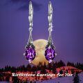 wholesale Sterling Silver Austrian Crystal Vintage Drop Dangle Leverback Earrings-0-68