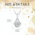 wholesale 925 Sterling Silver Moissanite & Diamond Pendant Necklace 1ct D Color-0-4